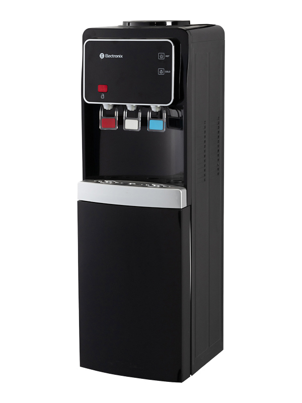 Multi-Color Electronic Heating Vertical self cleaning top load water dispenser With Locker