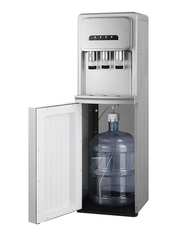 High-Grade Bottom-Mounted Electronic Refrigeration Vertical storm black bottom load water dispenser
